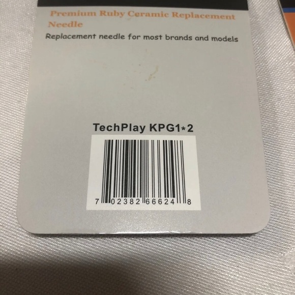 TechPlay replacement needle for record player fits most record players 2 packs - Picture 6 of 6
